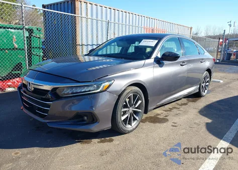 2021 Honda Accord Ex-L z USA, uszkodzony, nr VIN 1HGCV1F51MA093748